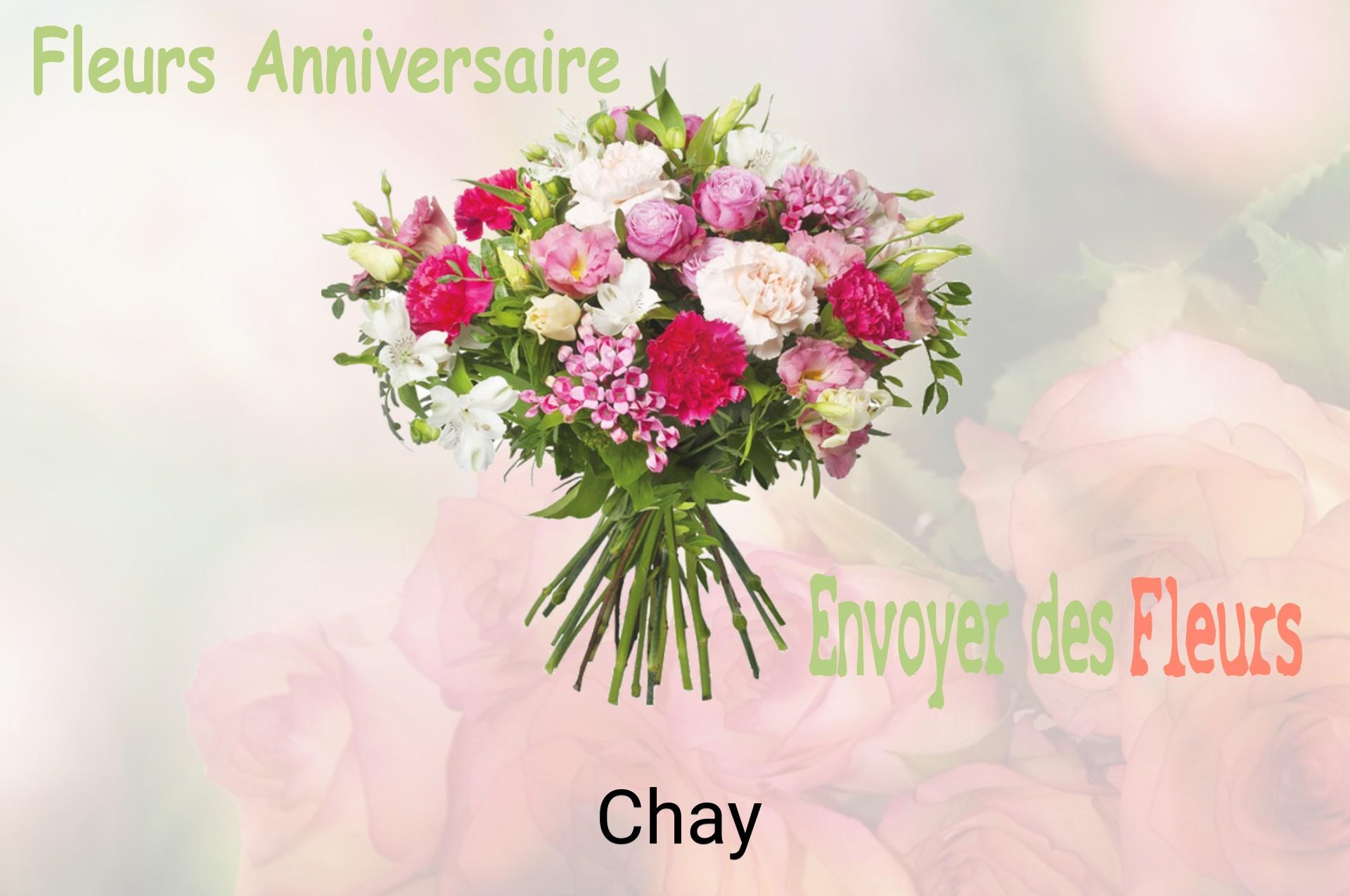 Bouquet de fleurs d’anniversaire livré à Chay